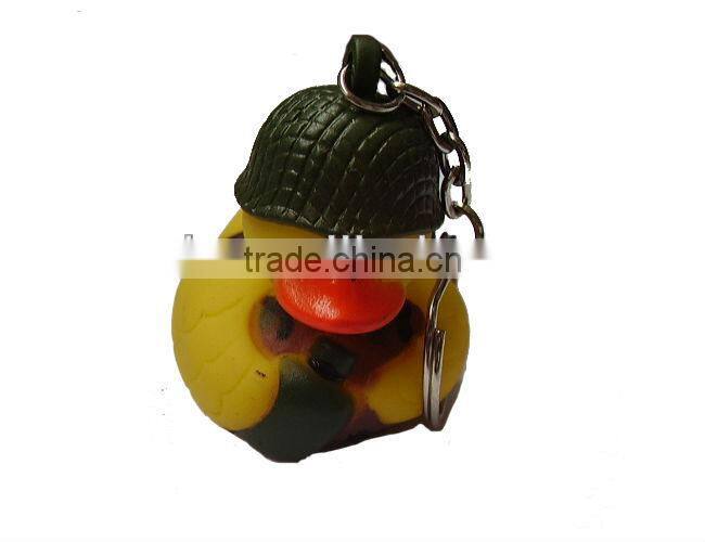 plastic rubber duck keychains