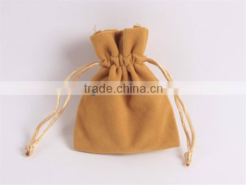 New design fashion gift packaging velvet jewelry bags