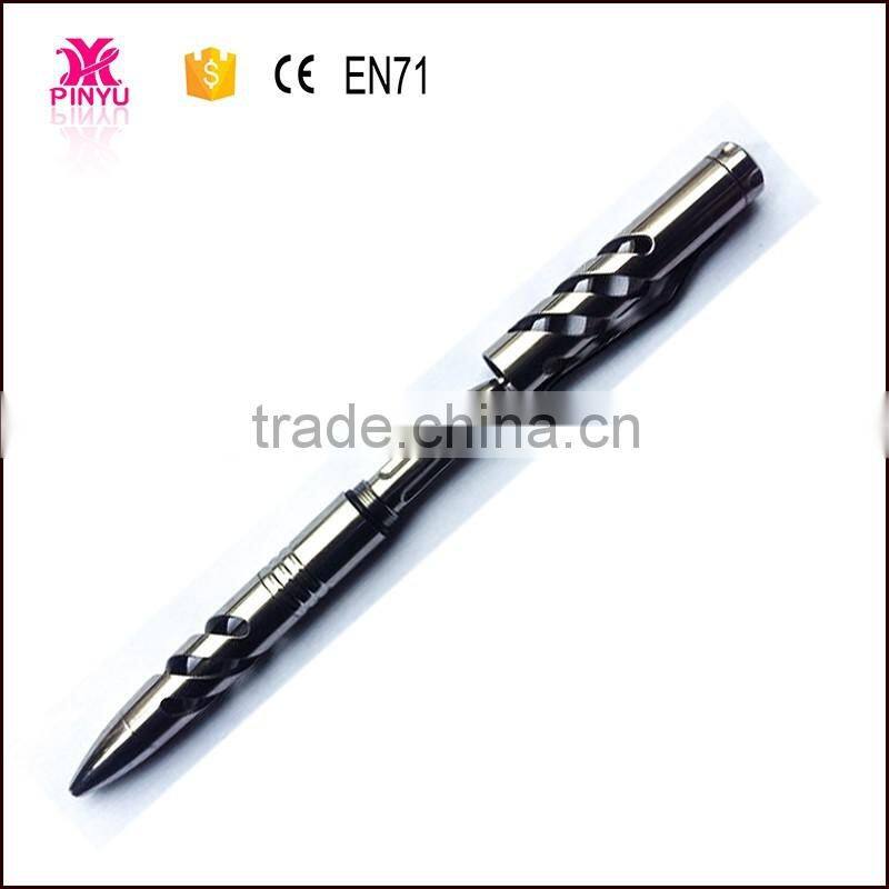 Titanium car door open glass breaker pocket survival tool tactical ball pen as personal self defense products
