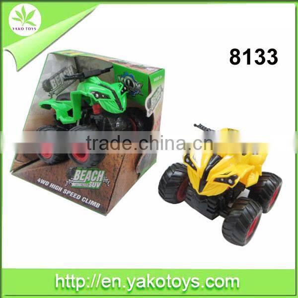 Hot Sale Newest Plastic 4WD Friction Beach Motorcycle