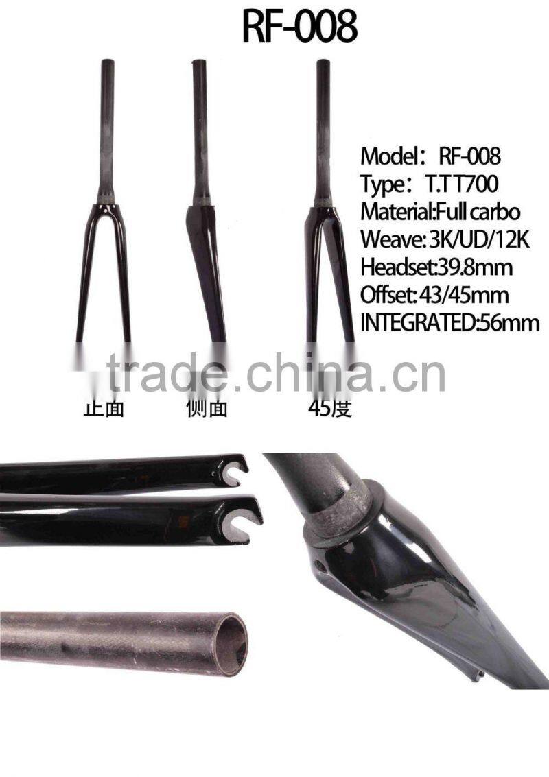 Factory price Road bike suspension front fork/ Carbon disc road bike fork/ carbon fork from Alibaba