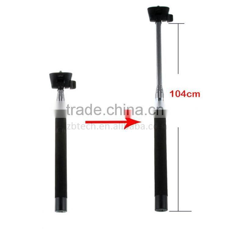 The Best Sale Item Z07-5 Bluetooth Camera Wireless Monopod Selfie Stick with Bluetooth Remote Shutter for iphone 6