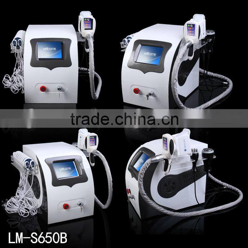 Vela Shape Diode Laser Radio Frequency Vacuum Roller Diode Laser Cryolipolysis Machine
