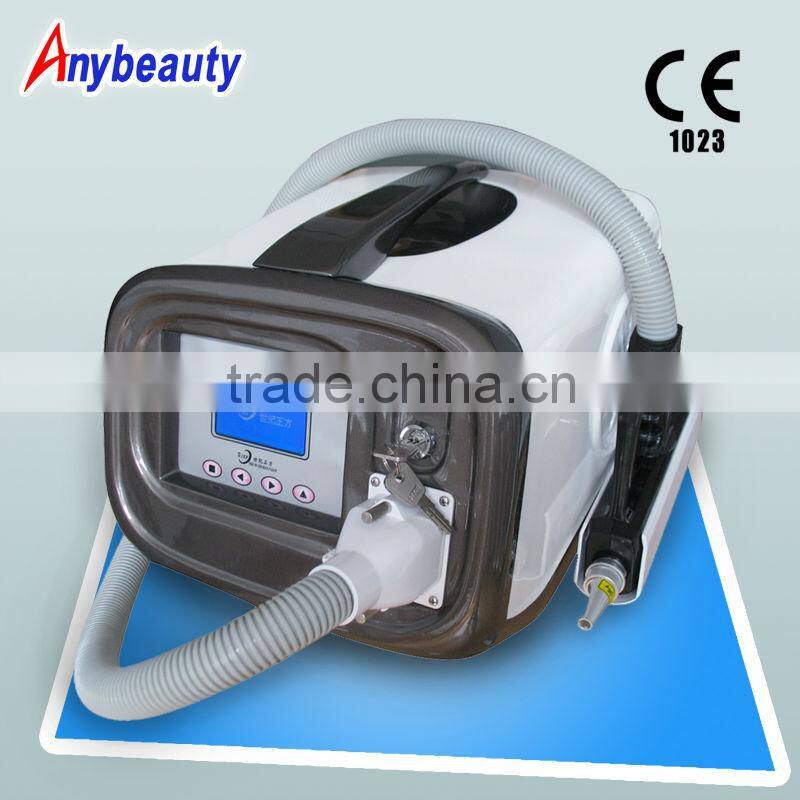 Portable professional cute designed nd yag laser tattoo removal machine