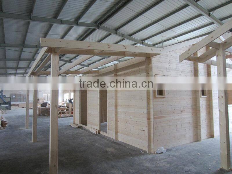 high standard prefabricated living wooden house/villa