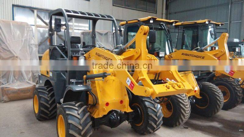 best price minil loader 910 915 920 with CE joystick Q/H optional many implements