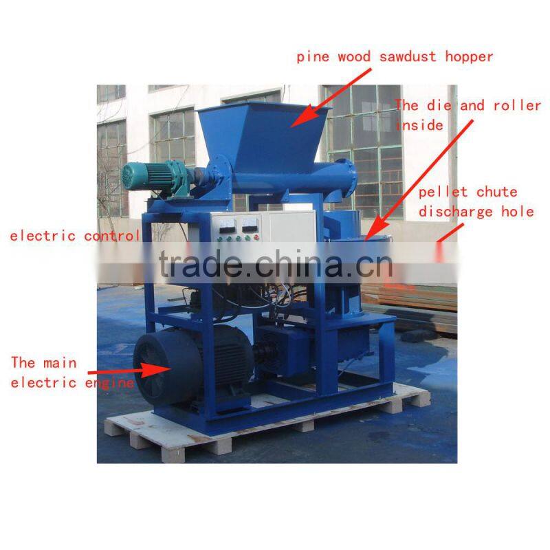 55kw vertical ring mold melon seed shell pellet press wood pellet maker machine