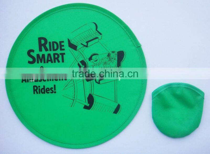 promotional folding fabric frisbee price low