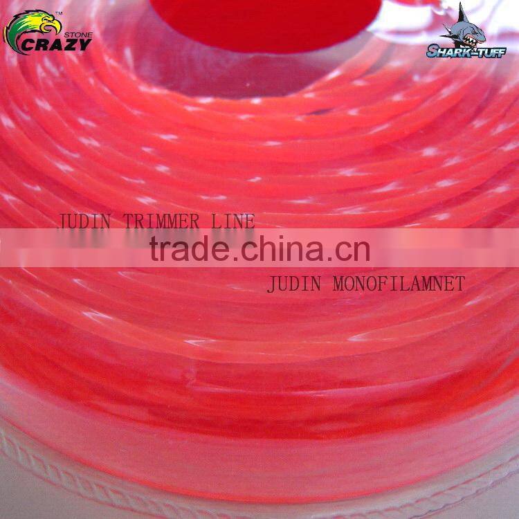 Quiet twist nylon trimmer line