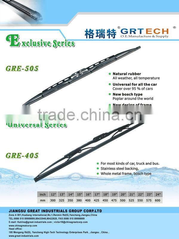JSW-808-3P hot sale windshield silicone wiper blade