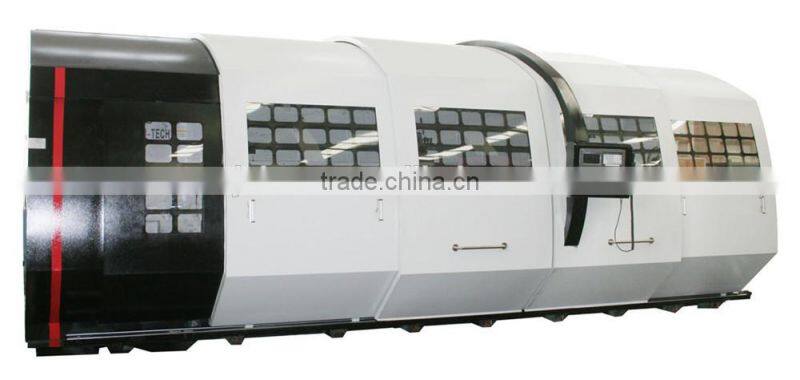 China suppliers 12 Station Live Turret Machine Tool Fanuc Control slant Bed Cnc Lathe