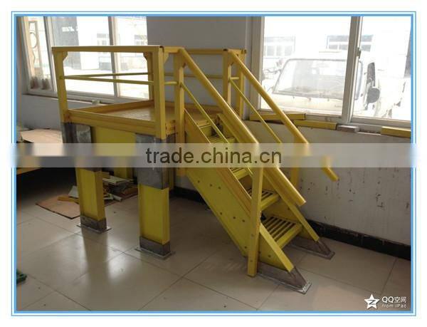 Glass fiber reinforced plastic anti-corrosion antioxidant platform ladder