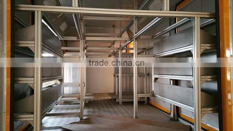 Aluminum honeycomb profile for fire truck Storage Shelving