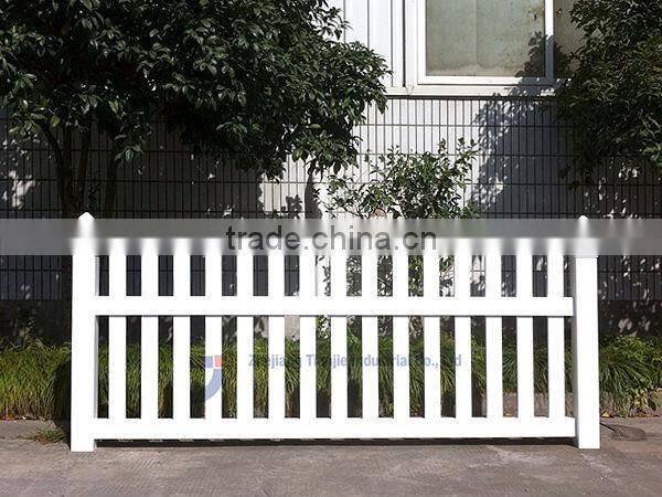 Cheap PVC Fence Plastic Garden Fence Panels