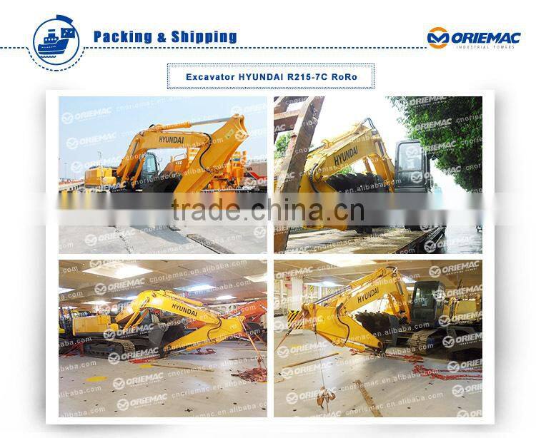 chinese excavator Hyundai R210W-9 mini tractor excavator