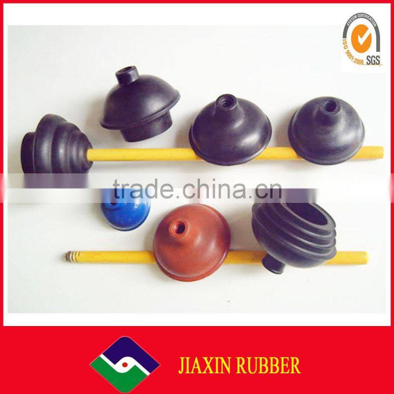 china wholesale !!!hot sale 4" colored toilet plunger with 18" wooden handle