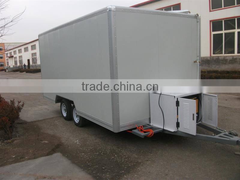 2015 hot-sale 2axles refrigerated van semi trailer/3 axles refrigerator freezer truck