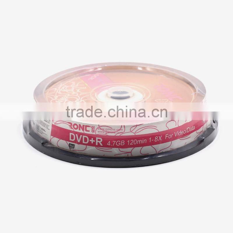 50PCS Blank DVD+R Plus R Logo Branded 16X 4.7GB Media Disc
