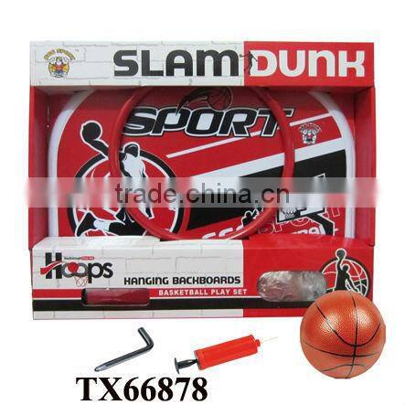 2IN1 king sport basketball sets, kids mini plastic portable basketball hoop