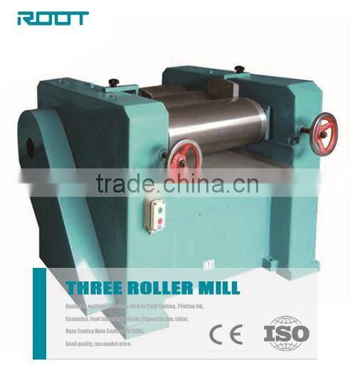 Hand 3 roll mill 6" roller dia. for painting grinding
