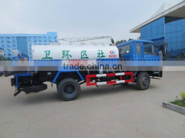 Dongfeng 4*2 Fecal Suction Truck for Sale 12000 Liters with Sprinkling Function