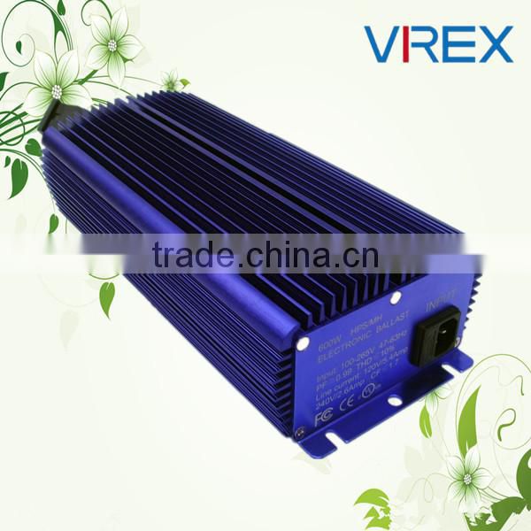 2014 New 600W Electronic Ballast without Fan for Hydroponics System/Kit