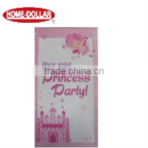 20Pcs Paper Folding Cartoon Invitation Card for Party and Wedding Sets