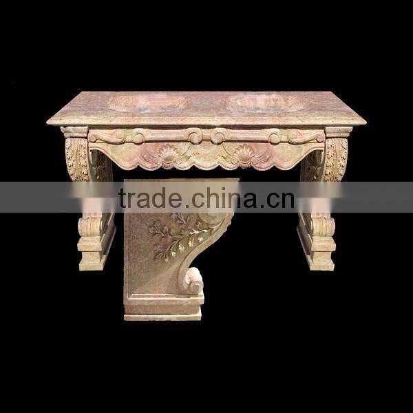 Hand Carved Marble Sink for Decoration