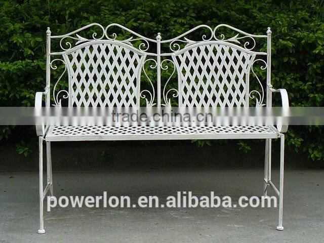 Durable and Elegant 2 Seater Outdoor Folding Metal Garden Bench