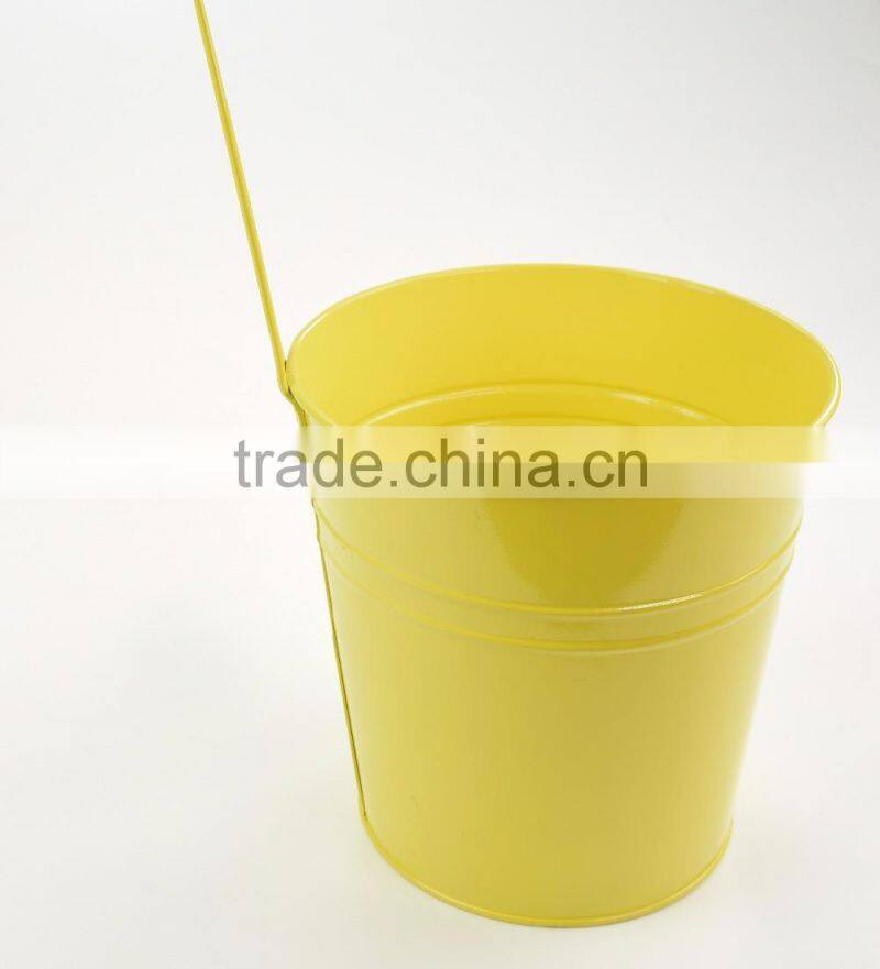 china guangxi suppiler cheap wall galvanized metal hanging vases for flower