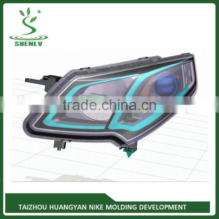 High quality customized professional head lamp injection mould from China