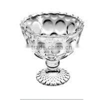 Glass cup for cold drink or ice cream,glass ice cream bowl
