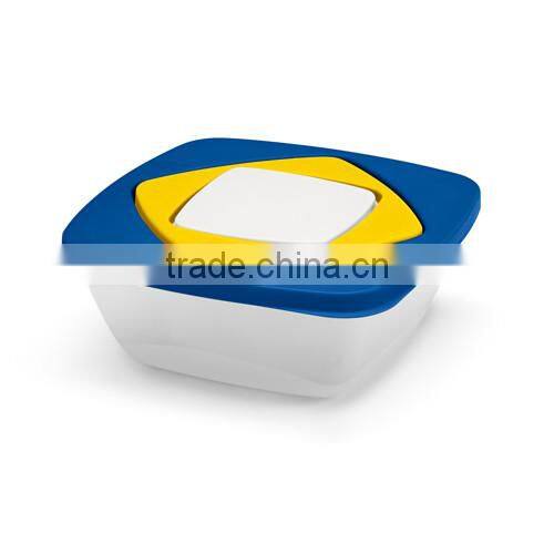 magic foldable portable plastic lunch box 3 pieces