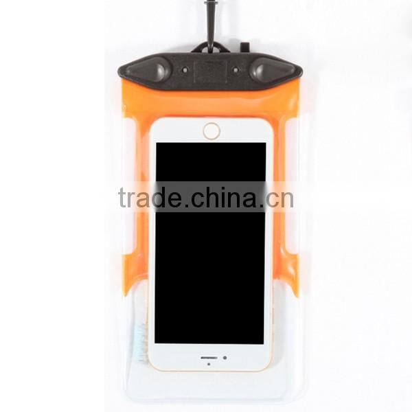 Hot sale! Summer holiday swimming lifesaving whistle waterproof bag for smart phone