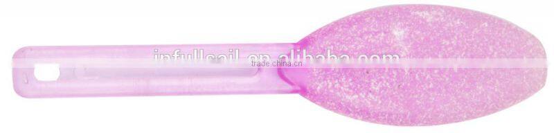 Colourful sandpaper foot file with plastic handle,pedicure foot file,smoother foot file