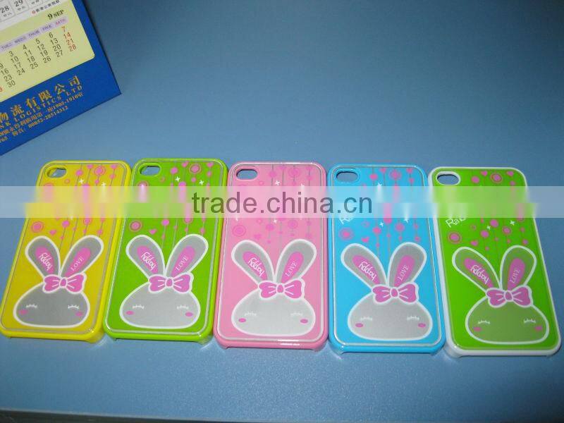 2013 hot sale rabbit patten PC phone cover