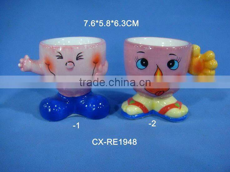 ceramic egg cup-Childen's dinnerset dinnerware for kids fancy dinnerset for kids-egg holder-egg stand