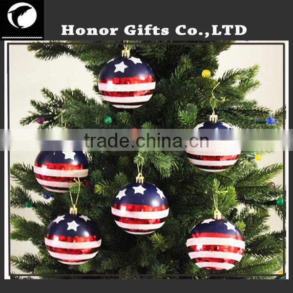 2015 Wholesale Custom Indoor Christmas Glass Hanging Ball