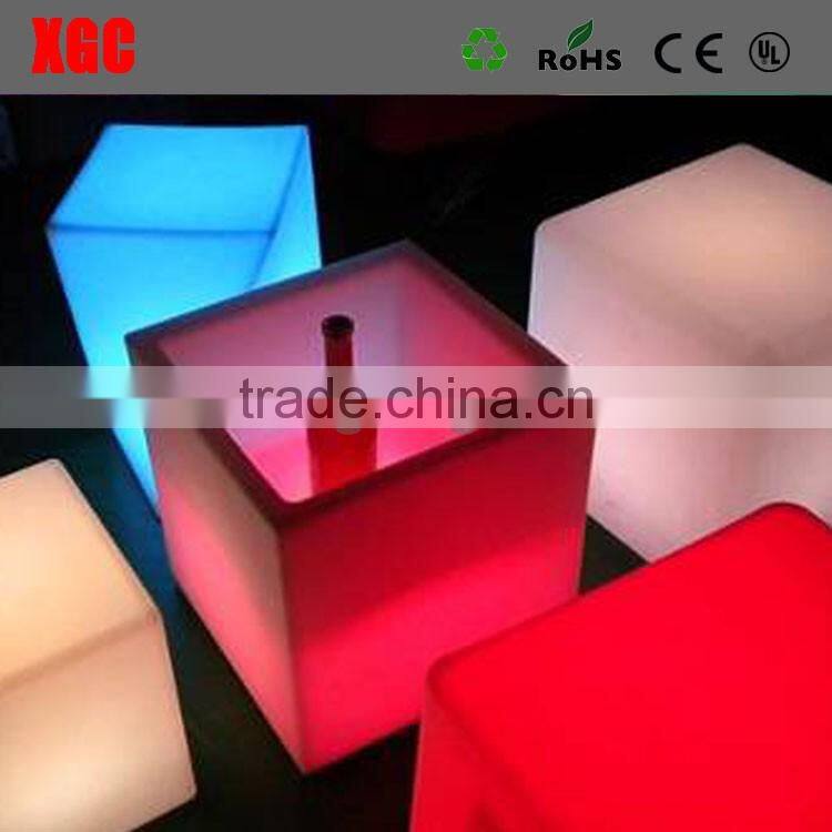 2017 Beer&Champagne Led Ice Buket for Bar lower price plastic ice buket