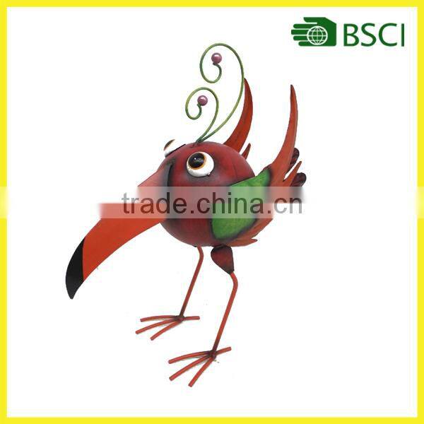 YS15416 colorful metal bird craft handicraft for garden decoration