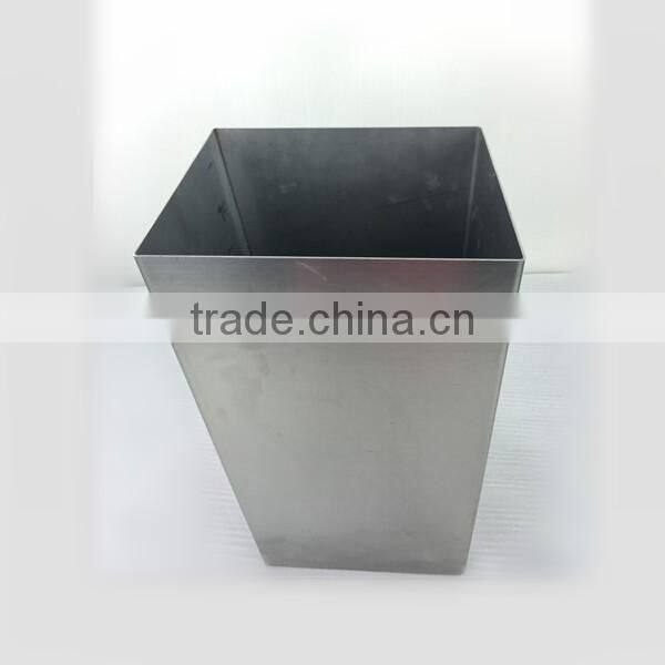 JINXIN 304 Stainless Steel Square Flower Vase
