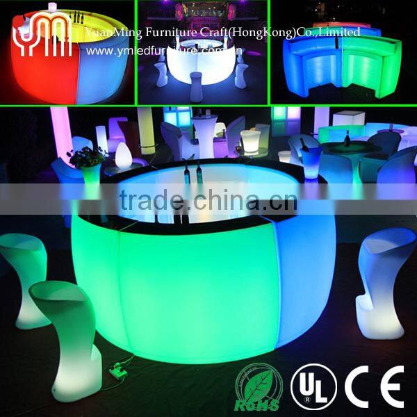 Lighted Led Table,RGB Lighted Led Table,RGB Lighted Led Table,RGB color changing lighting bar led table YM-LBT9080123
