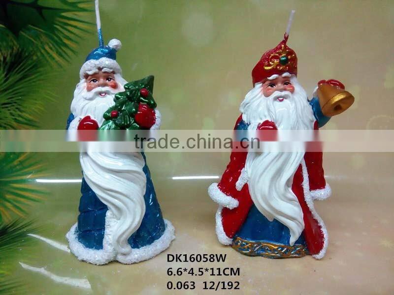 Handmade Non-scented Santa Claus Christmas Candle