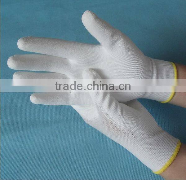 Nylon Knitted ESD Palm Coated PU Gloves ZM803