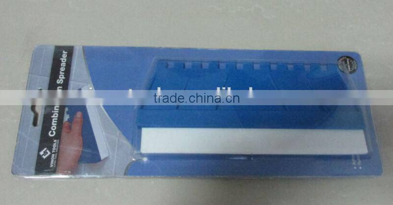 Plastic Combination Spreader, Grout Spreader. Plastic Scraper