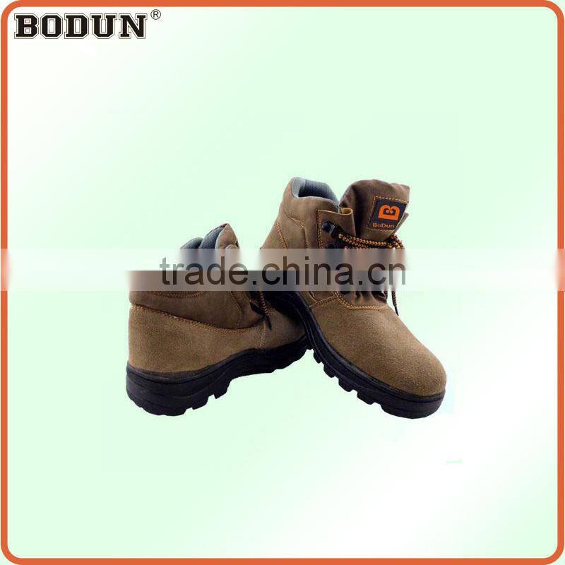 A4021 Tall Upper Genuine Leather Safety Shoes