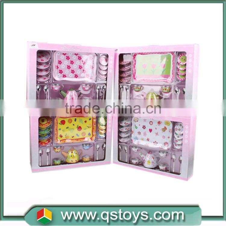 stainless steel china metal tea toy pot set