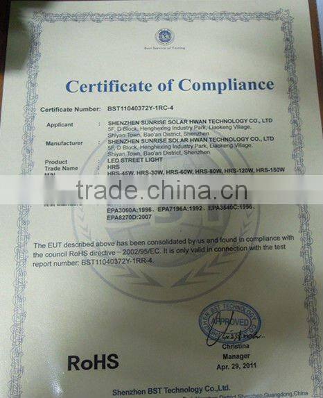 LED SOLAR STREET LIGHT