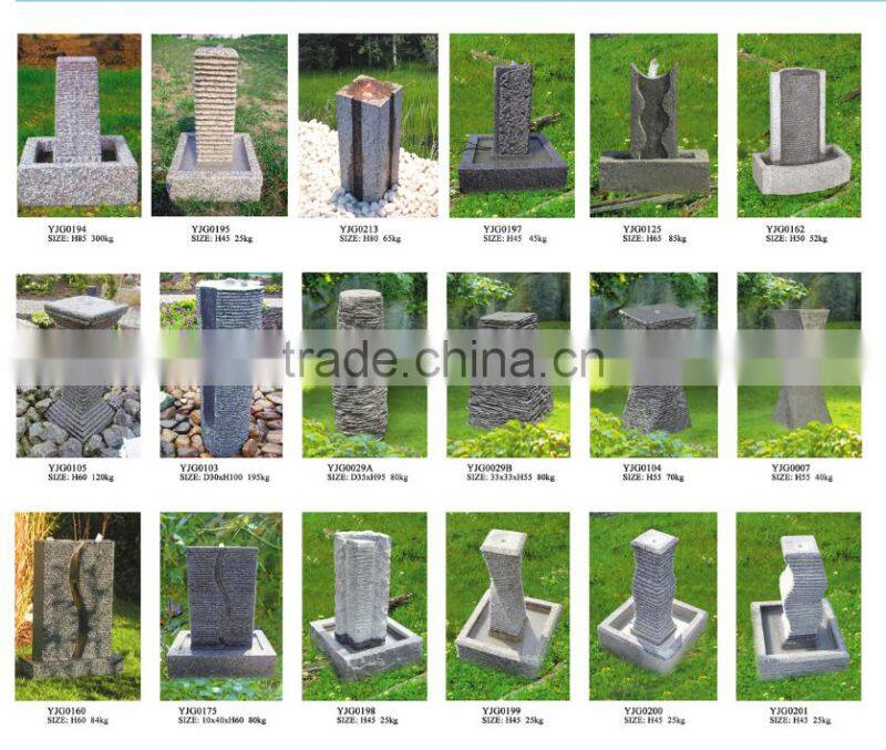 2017 hot sales customized discount outdoor water fountains