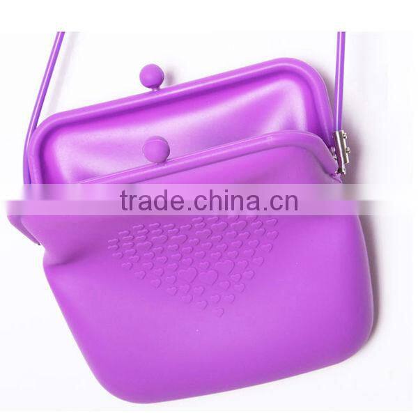 love heart pattern women sling bag for wholesale